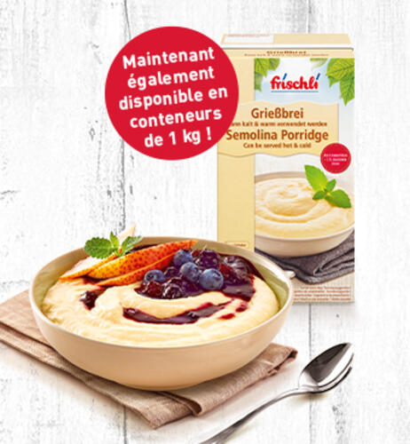 Porridge de semoule